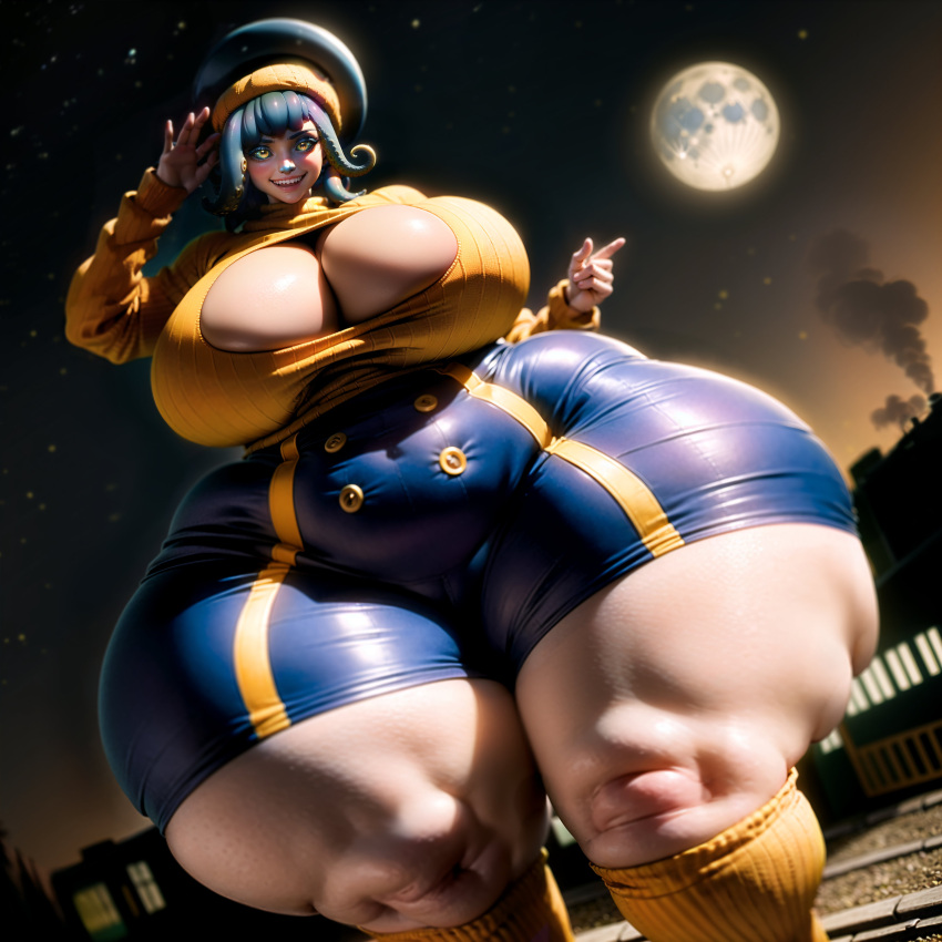 1girls ai_generated big_breasts big_hipped big_hips breasts female female female_only hips hips_wider_than_shoulders huge_breasts huge_hips iladiesart large_breasts large_hips tagme thick_thighs thighs wide_hips