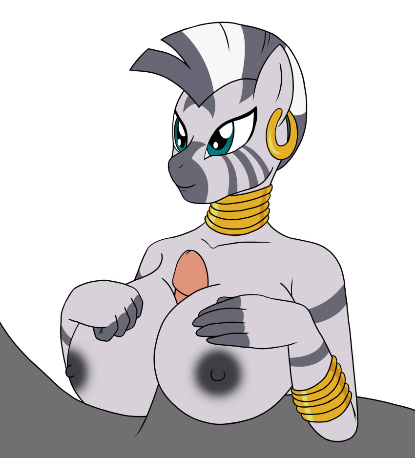 absurd_res anthro big_breasts breasts equid equine female friendship_is_magic furry hi_res male mammal my_little_pony paizuri penis sex steelph straight straight_hair titjob zebra zecora_(mlp)