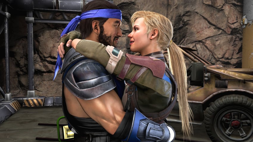 about_to_fuck aroused black_hair blonde_hair brown_eyes cassie_cage hetero kuai_liang looking_at_each_other loving_embrace loving_gaze mortal_kombat mortal_kombat_11 netherrealm_studios nonsexual romantic smiling_at_each_other smokescreen117 straight sub-zero