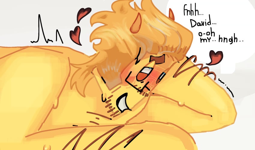 bear blonde_hair blue_eyes bottom_male forsaken forsaken_(roblox) gay gay_sex male male/male male_only roblox robloxian sarven submissive submissive_male yellow_body yellow_hair