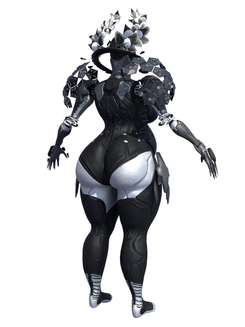 bbw big_ass big_belly big_breasts breasts bubble_butt chubby cleavage female huge_ass huge_breasts mag_(warframe) overweight overweight_female qzk_forte tagme thick_thighs warframe wide_hips