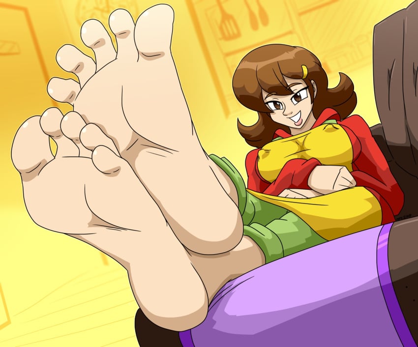 5-volt feet foot_fetish foot_focus mostlyfunstuff warioware