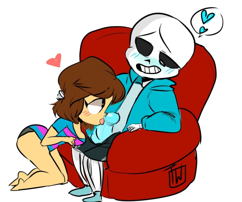 blue_penis bone bones clothed clothing ectopenis female female_frisk female_human frisk human humanoid humanoid_penis legs male male/female penis sans skeleton straight temporarywizard undead undertale video_games