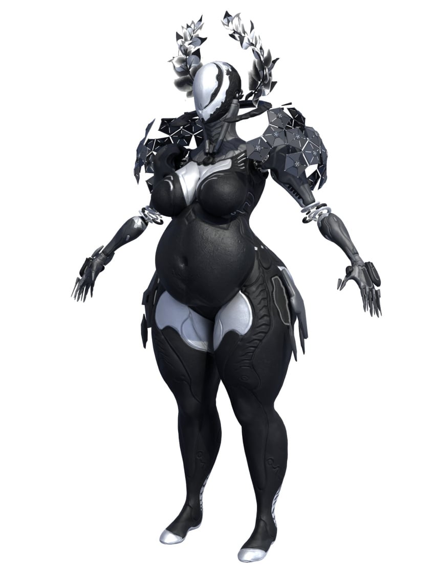 bbw big_belly big_breasts breasts chubby cleavage female huge_breasts mag_(warframe) overweight overweight_female qzk_forte tagme thick_thighs warframe wide_hips