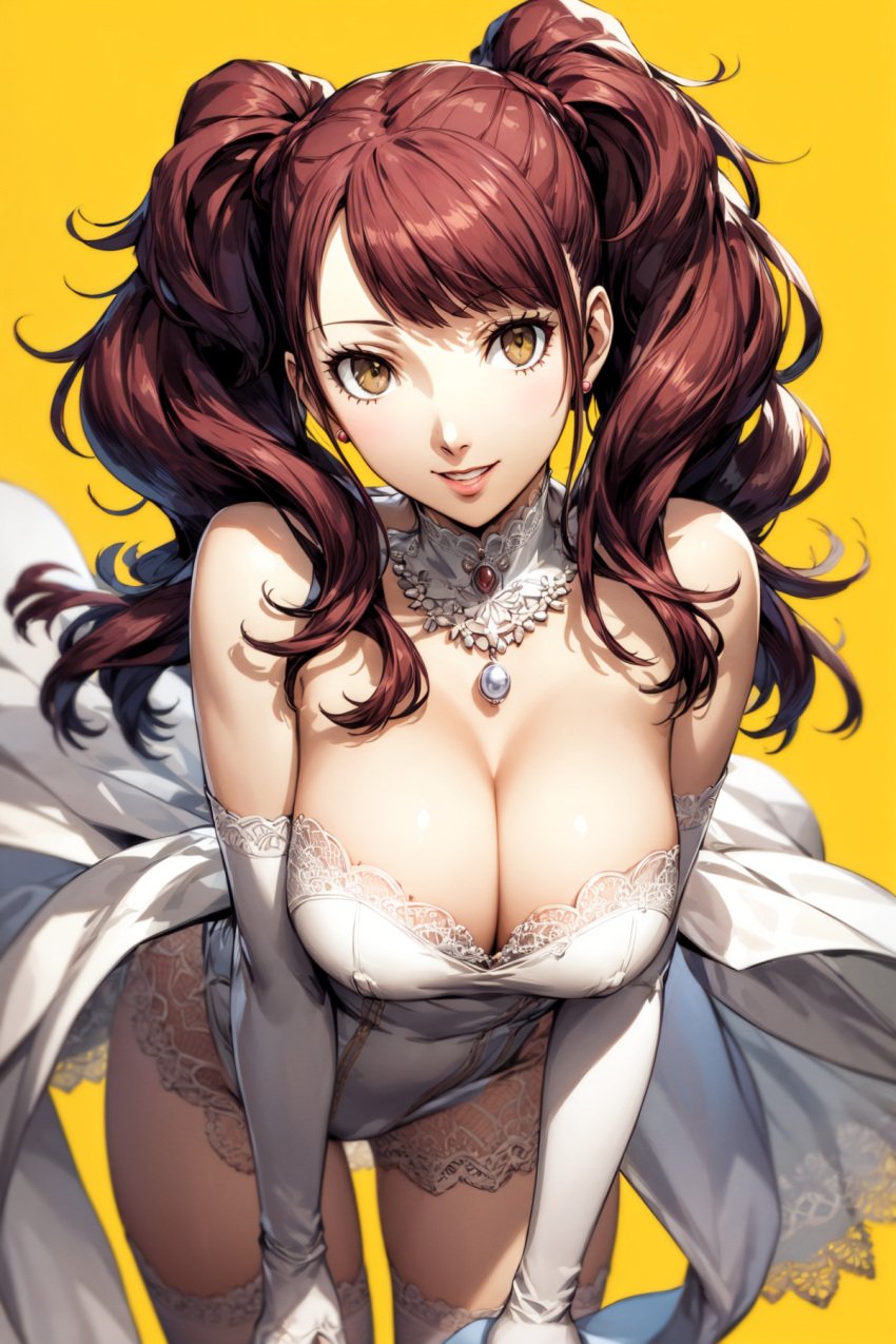 ai_generated alternate_costume atlus breasts bride female female_only kujikawa_rise nai_diffusion persona persona_4 solo stable_diffusion