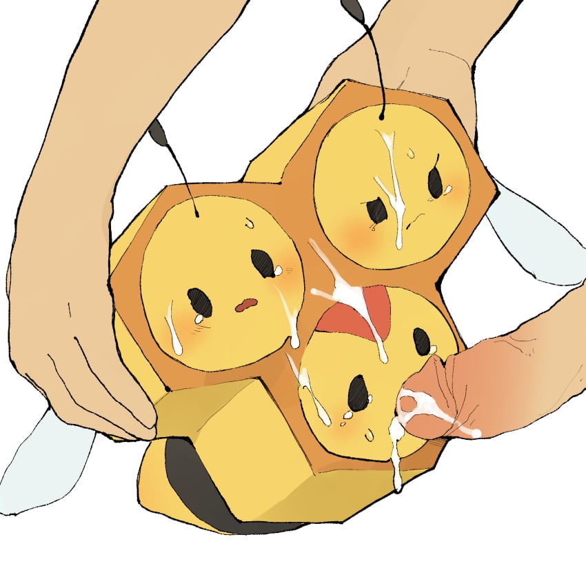 1:1 1boy 1girls antennae bee black_eyes blowjob blush bodily_fluids circumcised combee cum cum_on_body cum_on_face disembodied_hand disembodied_penis duo facial fellatio female feral genital_fluids hi_res holding human humanoid_penis insect interspecies larger_male male male_pov mammal nintendo open_mouth oral penis pokémon_(species) pokemon pokemon_(species) pokemon_bw pokephilia pov sex simple_background size_difference smaller_female solo_focus sweat tears torso_grab veins veiny_penis video_games wet white_background wings youjomodoki