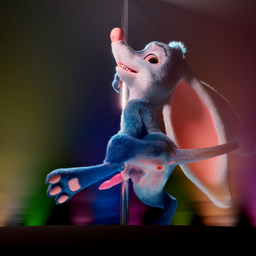 1:1 3d animal_genitalia anus ass bandicoot bilby bilby_(dreamworks) conditional_dnp digital_media_(artwork) dreamworks erection hi_res male_only mammal marsupial pawpads paws penis perry_(bilby) scimunk