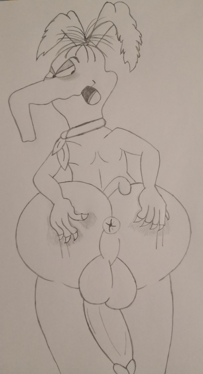 1boy anthro anus ass big_balls big_penis bottomless bottomless_male bubble_ass bubble_butt chubby cigar cyril_sneer dat_ass furry hands_on_ass huge_ass huge_balls huge_butt huge_cock huge_testicles male male_only nude penis the_raccoons thick_ass