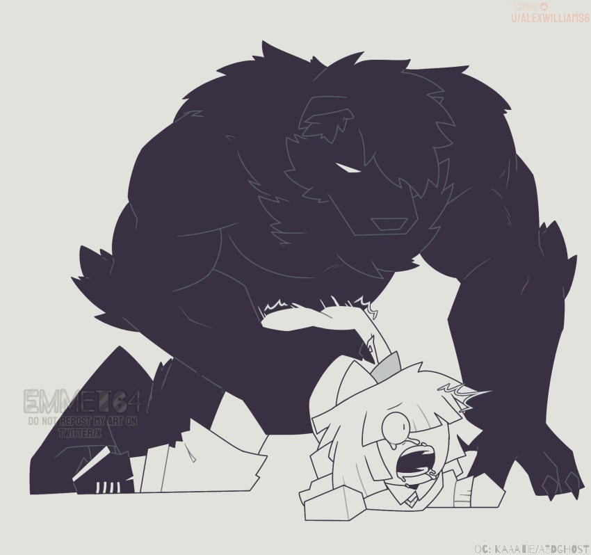 1boy 1girls 2024 anthro anthro_on_female anthro_on_human anthro_on_humanoid anthro_penetrating anthro_penetrating_female anthro_penetrating_human big_hands black_body black_fur black_hair black_nose canid canine canis claire_(fundamental_paper_education) clawed_feet clawed_toes claws crying crying_with_eyes_open digital_drawing_(artwork) digital_media_(artwork) doggy_style doggy_style_position doggystyle domestic_dog drool drool_string drooling emmet64_(artist) female female_penetrated fundamental_paper_education fundamental_paper_education_oc grabbing halloween height_difference holding_another holding_waist holidays interspecies male/female mammal moaning_in_pain motion_lines no_ai no_visible_genitalia open_mouth penetration pomeranian rough_sex self_upload sex sharp_claws size_difference skibidi_sigma_fanum taxes tears thrusting tufted_ears vaginal_penetration vaginal_sex werecanid werecanine weredog white_eyes wide_eyed