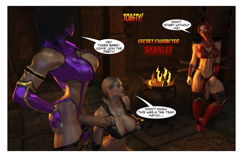 1girls 2futas 3d abs ass big_ass big_breasts breasts busty challenge cleavage clothed comic contest dialogue edenian english english_text futa_on_female futanari handjob huge_ass huge_breasts human hybrid intersex joos3dart large_breasts large_penis mask mask_on_head masked midway mileena mileena_(mk9) mortal_kombat mortal_kombat_(2011) muscular muscular_female muscular_futanari netherrealm_studios ninja skarlet skarlet_(mk9) skimpy skimpy_clothes soldier sonya_blade sonya_blade_(mk9) speech_bubble standing talking tarkatan teaser text thick thick_ass thick_legs thick_penis thick_thighs thighs tumblr voluptuous white_border wide_hips