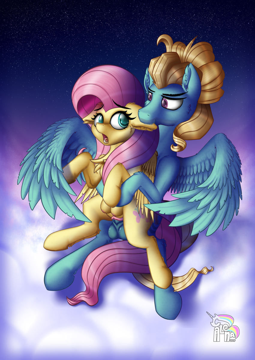 2019 absurd_res bite blush brother brother_and_sister calena crotchboobs cutie_mark duo ear_bite equid equine feathered_wings feathers female feral fluttershy_(mlp) friendship_is_magic furry hi_res incest male mammal my_little_pony open_mouth penetration pterippus pussy sex sibling sister straight vaginal_penetration wings zephyr_breeze_(mlp)