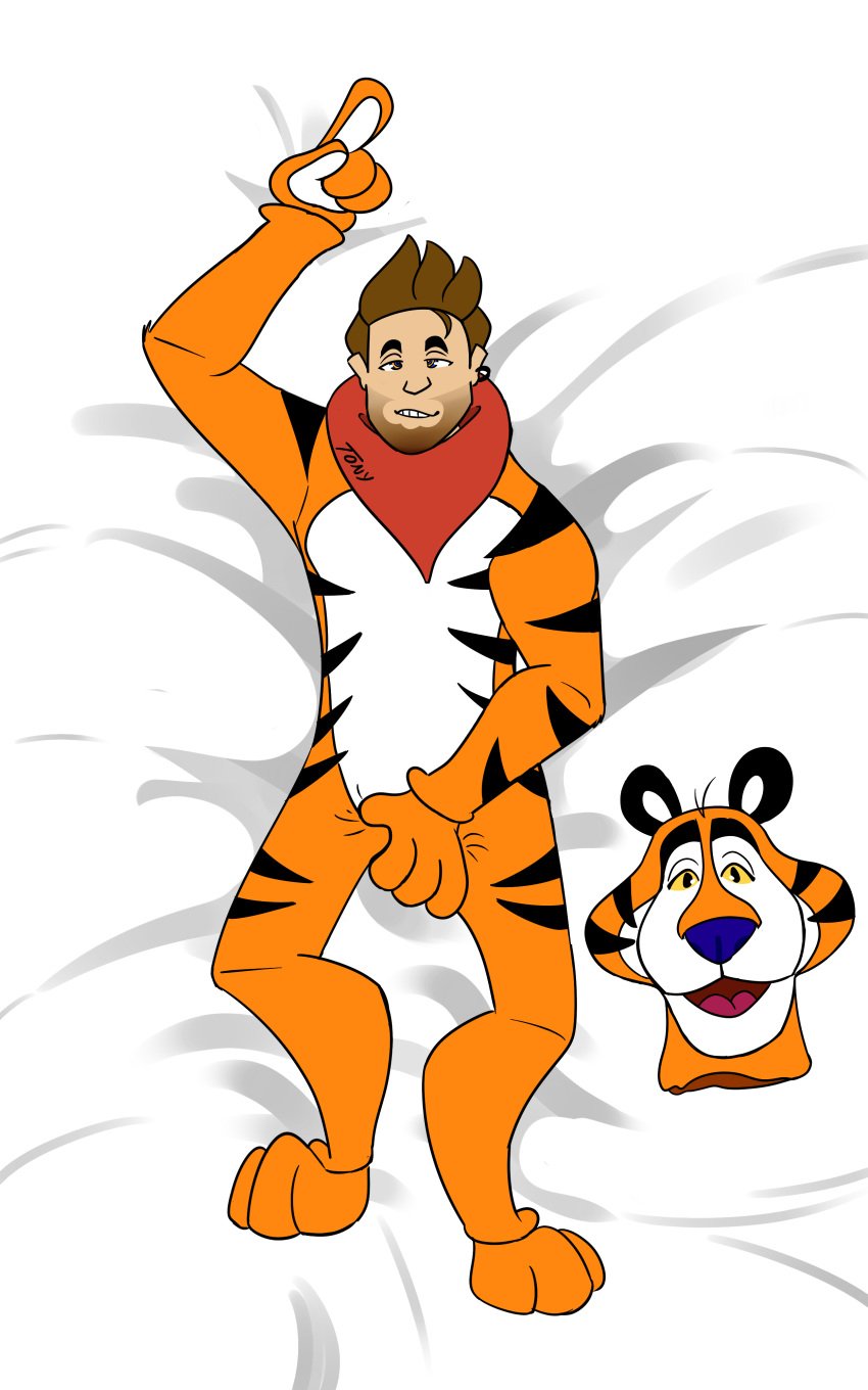 cereal_mascot male_only mascot mascot_costume tiger tiger_costume tony_the_tiger