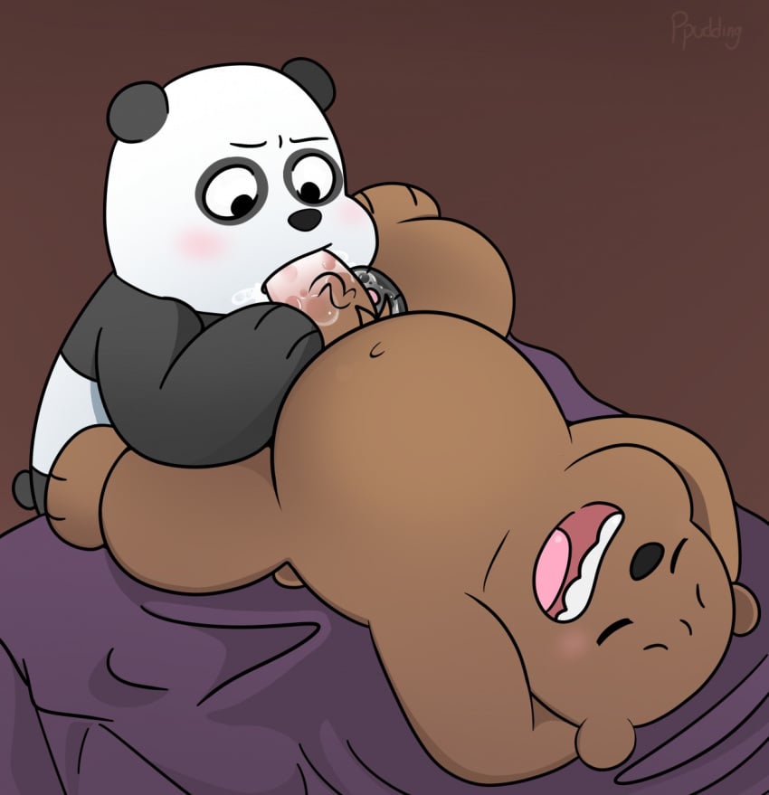 brother brothers brown_bear cartoon_network duo fellatio giant_panda grizzly_(wbb) grizzly_bear hi_res incest male male/male mammal oral panda_(wbb) peachy-pudding penile penis sex sibling ursid ursine we_bare_bears