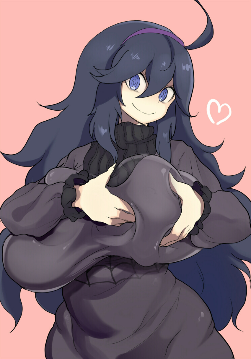 big_breasts clothed_female dress female female_focus female_only hex_maniac kedamono_kangoku-tou long_hair nintendo pokemon pokemon_xy solo solo_female solo_focus