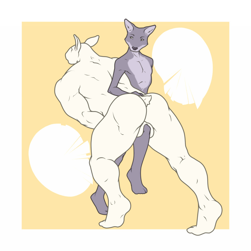 1:1 9x9 anthro ass ball_busting ballbusting balls bara barazoku biceps big_balls big_testicles canid canine canis cock_and_ball_torture couple_(disambiguation) daddy genital_torture hi_res invalid_tag lagomorph large_balls large_testicles larger_penetrated leporid low_hanging_testicles male male/male male_focus male_only mammal manly muscle_slut muscled muscles muscular muscular_male nude pain pubic_hair rabbit size_difference smaller_on_top wolf