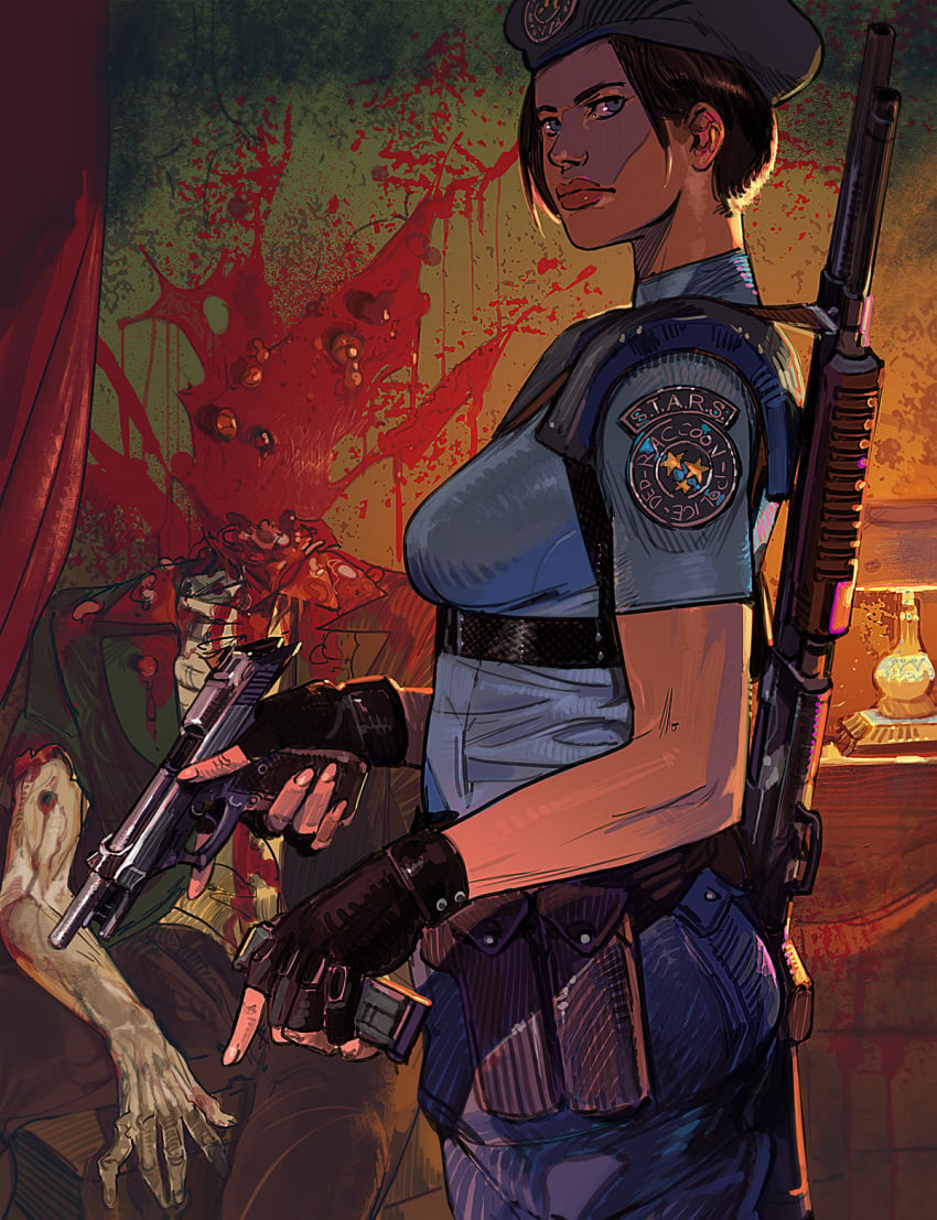 Jill Valentine (Resident Evil) Rule 34 Image