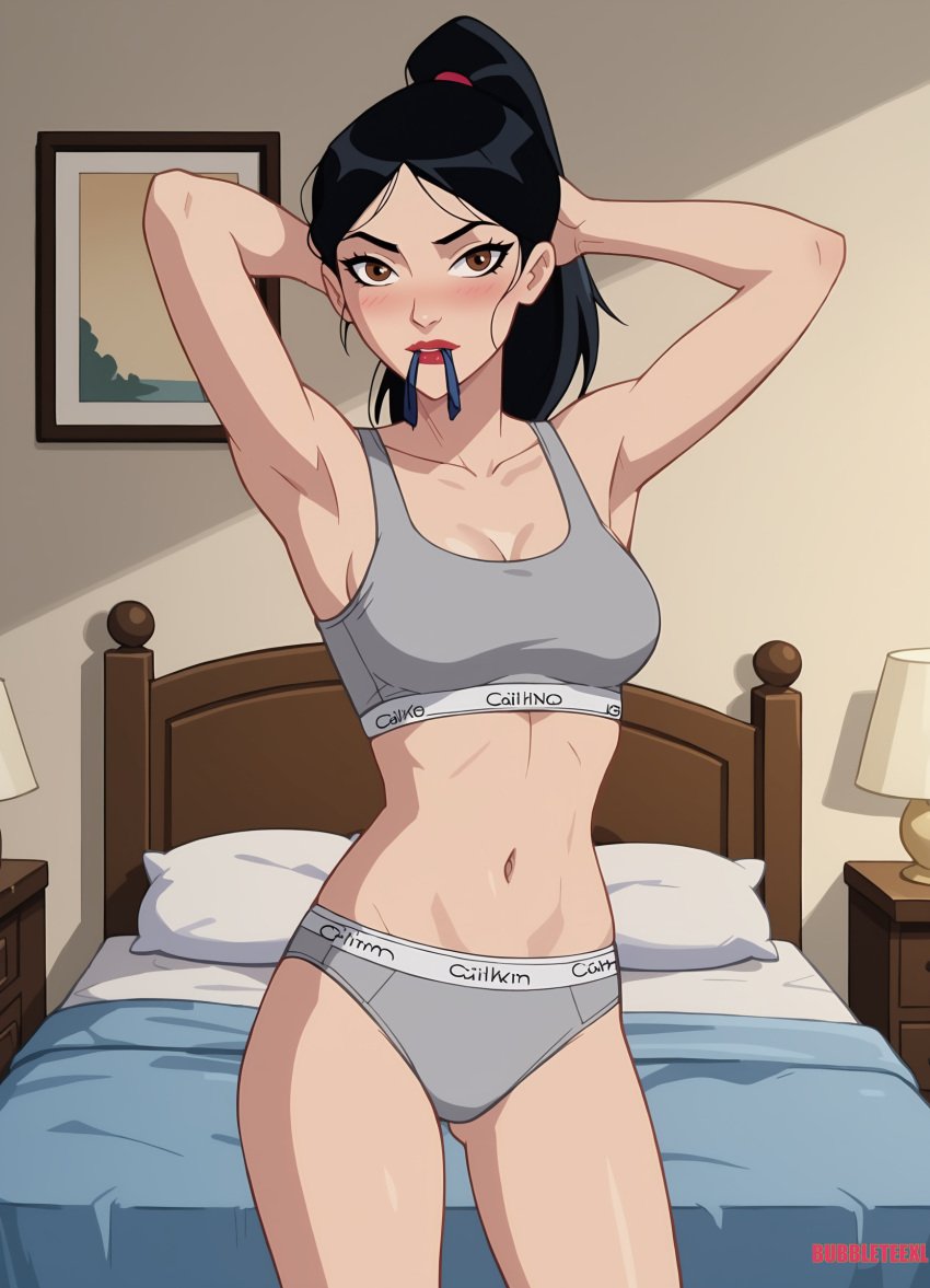 ai_assisted ai_generated batman dc dcau ellen_yin sports_bra sports_panties