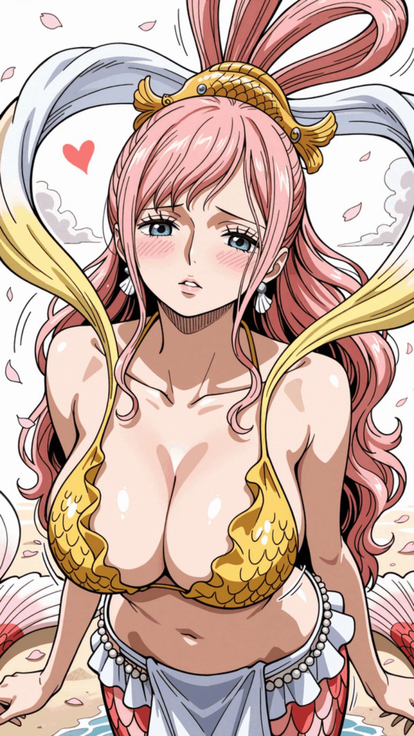 ai_generated clothing female female_only handcock one_piece shirahoshi