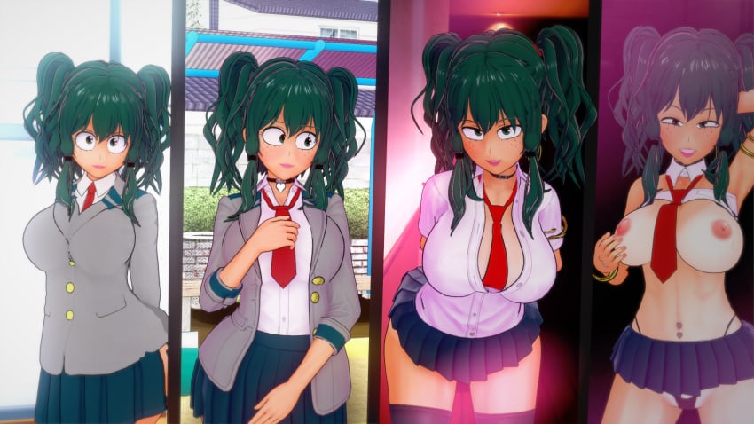 bimbofication boku_no_hero_academia breasts deku eight69 female female_deku female_focus female_only genderswap_(mtf) izuku_midoriya my_hero_academia rule_63 tagme