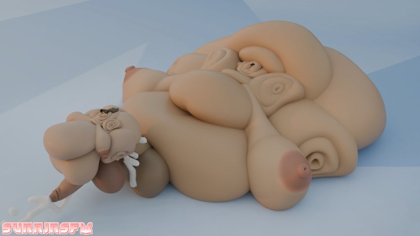 3d alternate_version_available blob blob_sex cum cumming cumming_while_penetrated cumming_while_penetrating dagger_(marvel_rivals) futa_on_futa futanari luna_snow_(marvel_rivals) marvel_rivals morbidly_obese morbidly_obese_female obese obese_female overweight sagging_breasts saggy_breasts sunninsfw ussbbw