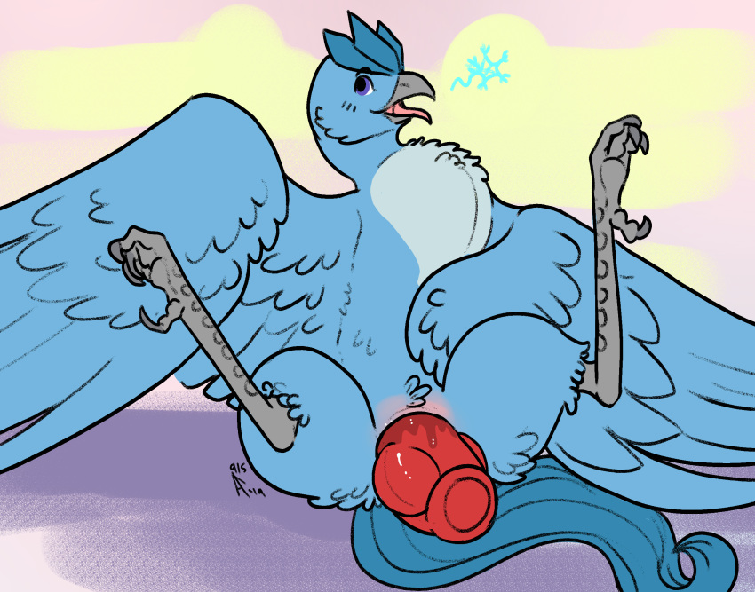 animal_genitalia articuno avian bird cloaca dildo feral furry hi_res legendary_pokemon lustbubbles nintendo pokémon_(species) pokemon pokemon_(species) sex_toy solo video_games