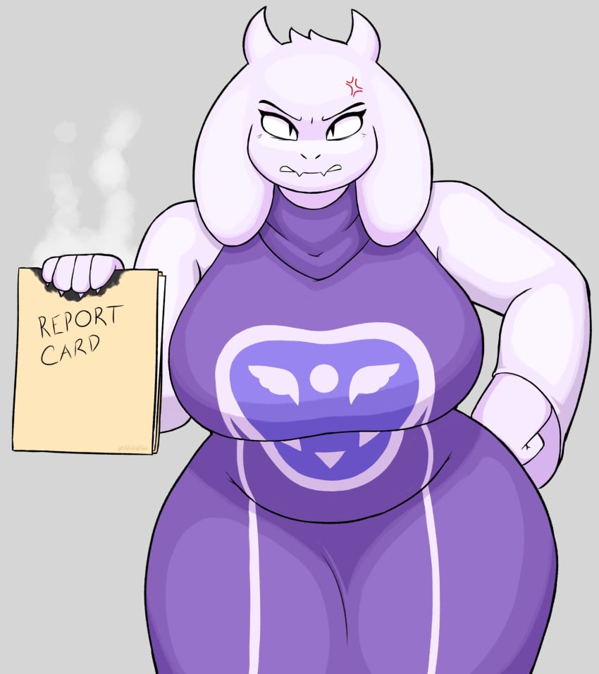 anthro big_breasts black_and_white bodily_fluids boss bovid breasts caprine curvy_figure eyebrows female fingers floppy_ears goat hi_res horn long_ears mammal mature_anthro mature_female monochrome navel nipples nude sagging_breasts sketchfins slightly_chubby solo sweat thick_thighs toriel undertale undertale_(series) volvemos wide_hips