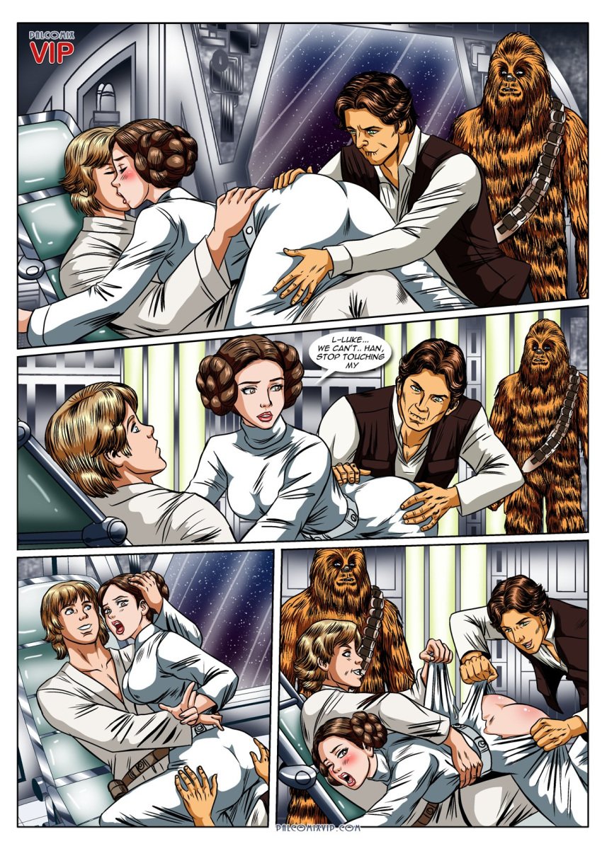 ass_grab brother brother_and_sister chewbacca comic dubious_consent groping_ass han_solo imminent_rape imminent_sex incest kiss kissing luke_skywalker palcomix palcomix_vip princess_leia_organa ripped_clothes ripped_clothing ripping_clothing sister star_wars torn_clothes torn_clothing watching wookiee