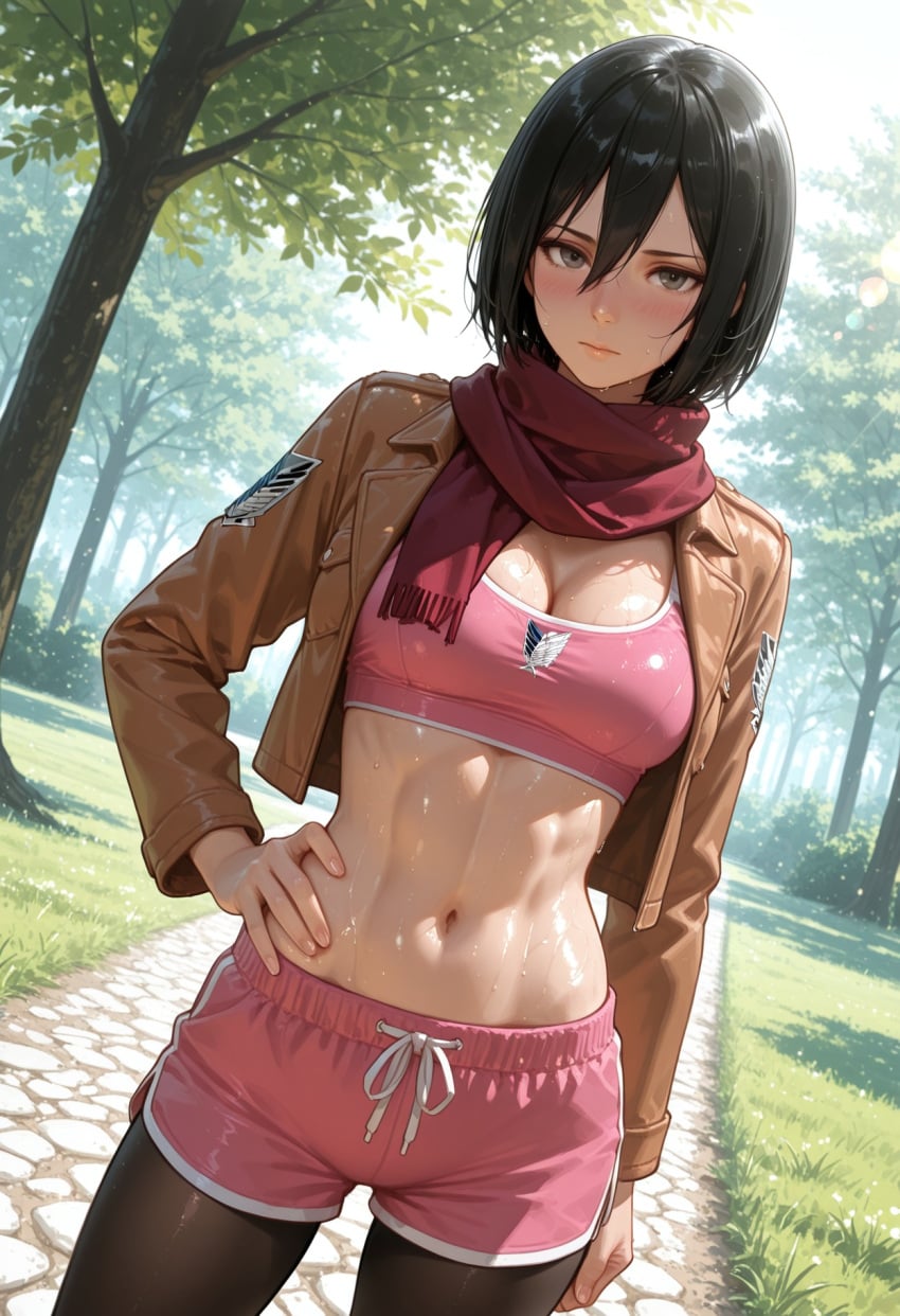 Mikasa Ackerman (Attack On Titan) Rule 34 Image