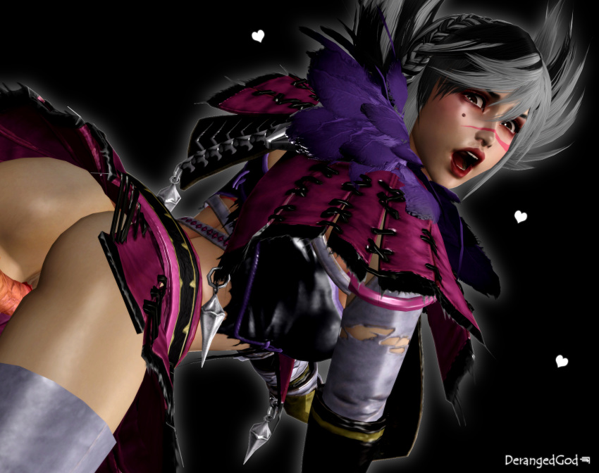 deep_penetration derangedgod desperation eyeshadow feathers gothic_lolita necklace orgasm penetration penis ponytails sexually_suggestive soul_calibur teenager thighhighs tira vaginal_penetration vaginal_sex