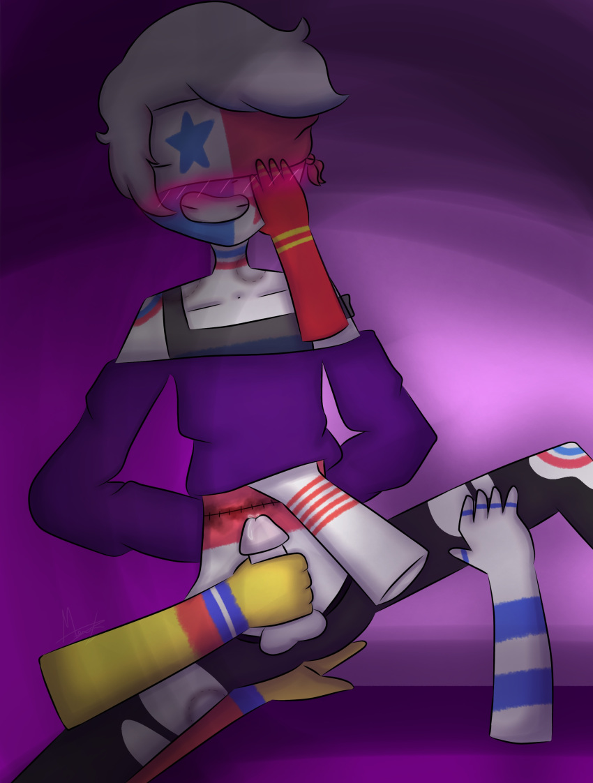 china_(countryhumans) colombia_(countryhumans) countryhumans finland_(countryhumans) gay handjob masturbation panama_(countryhumans) penis