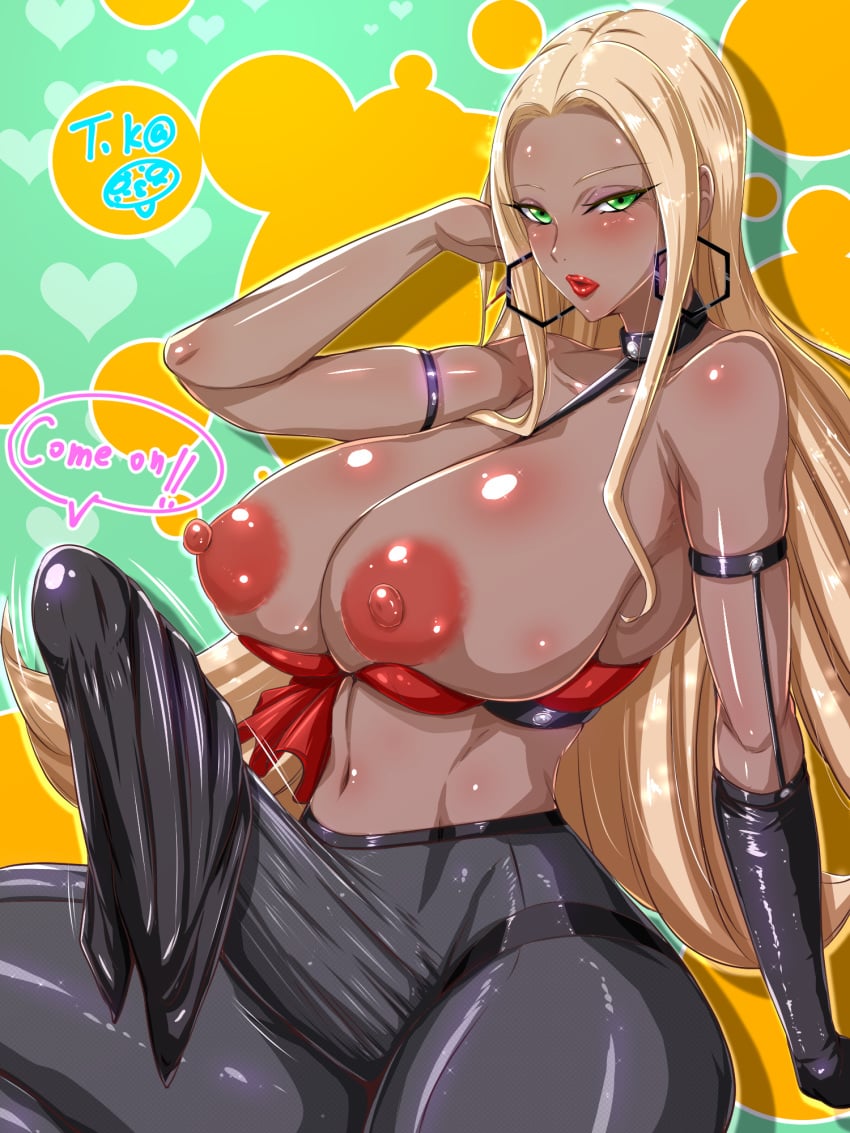 1futa areolae bare_shoulders big_breasts big_penis big_thighs bimbo black_gloves blonde_hair blush bra breast_outside breasts choker curvy dark-skinned_futanari dark_skin detailed_background ear_piercing earrings elbow_gloves english_text erect_nipple erect_nipples erection eyelashes futa_only futanari gloves green_eyes gyaru hourglass_figure huge_breasts huge_cock huge_penis human human_only intersex kuro_gyaru large_breasts lipstick long_hair long_penis looking_at_viewer makeup midriff navel nintendo nipples oleana_(pokemon) pantyhose penis_in_pantyhose pokemon pokemon_ss pose posing red_lipstick shiny_skin solo spread_legs spreading talking_penis tan tan_skin tanned_skin tenting terakinoko text thick_thighs toned topless voluptuous wide_hips yellow_hair