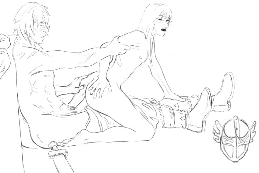 canute cowgirl_position gay sketch thorfinn vinland_saga yaoi