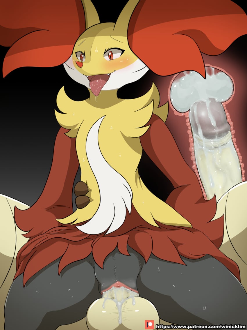 1boy 1girls 2019 2_fingers anthro anthrofied big_ass big_ears big_penis big_testicles black_fur blush bodily_fluids canid canine chesnaught cum cum_in_pussy cum_in_uterus cum_inside delphox digital_media_(artwork) drooling duo eye_contact fangs female female_focus female_penetrated flat_chest fox furry genital_fluids grey_background half-closed_eyes hi_res holding huge_penis humanoid_penis inner_ear_fluff internal interspecies large_ass large_penis large_testicles larger_male leaking looking_at_viewer male male_penetrating male_penetrating_female mammal nintendo nude open_mouth orange_eyes orange_fur patreon penetration penis pokémon_(species) pokemon pokemon_xy pussy red_eyes red_fur rodent saliva sex size_difference smaller_female smile solo_focus spread_legs stomach_bulge teeth testicles text thick_penis thick_thighs thin_waist tongue tongue_out url uterus vaginal_penetration video_games watermark wet white_fur wide_hips winick-lim x-ray yellow_fur