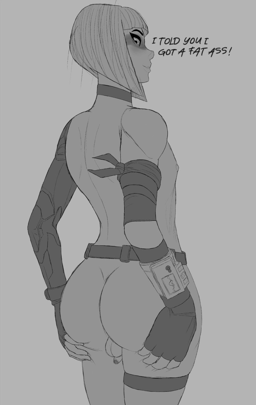 1boy big_ass femboy fortnite genderswap genderswap_(ftm) girly male male_only penis presenting_ass rule_63 shadow_ops solo spreading_ass tagme