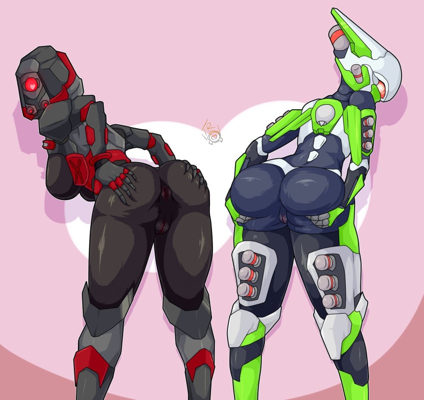 anthem anus ass call_of_duty female genderswap_(mtf) interceptor pussy reaper_(call_of_duty) robot robot_girl thiccrobots