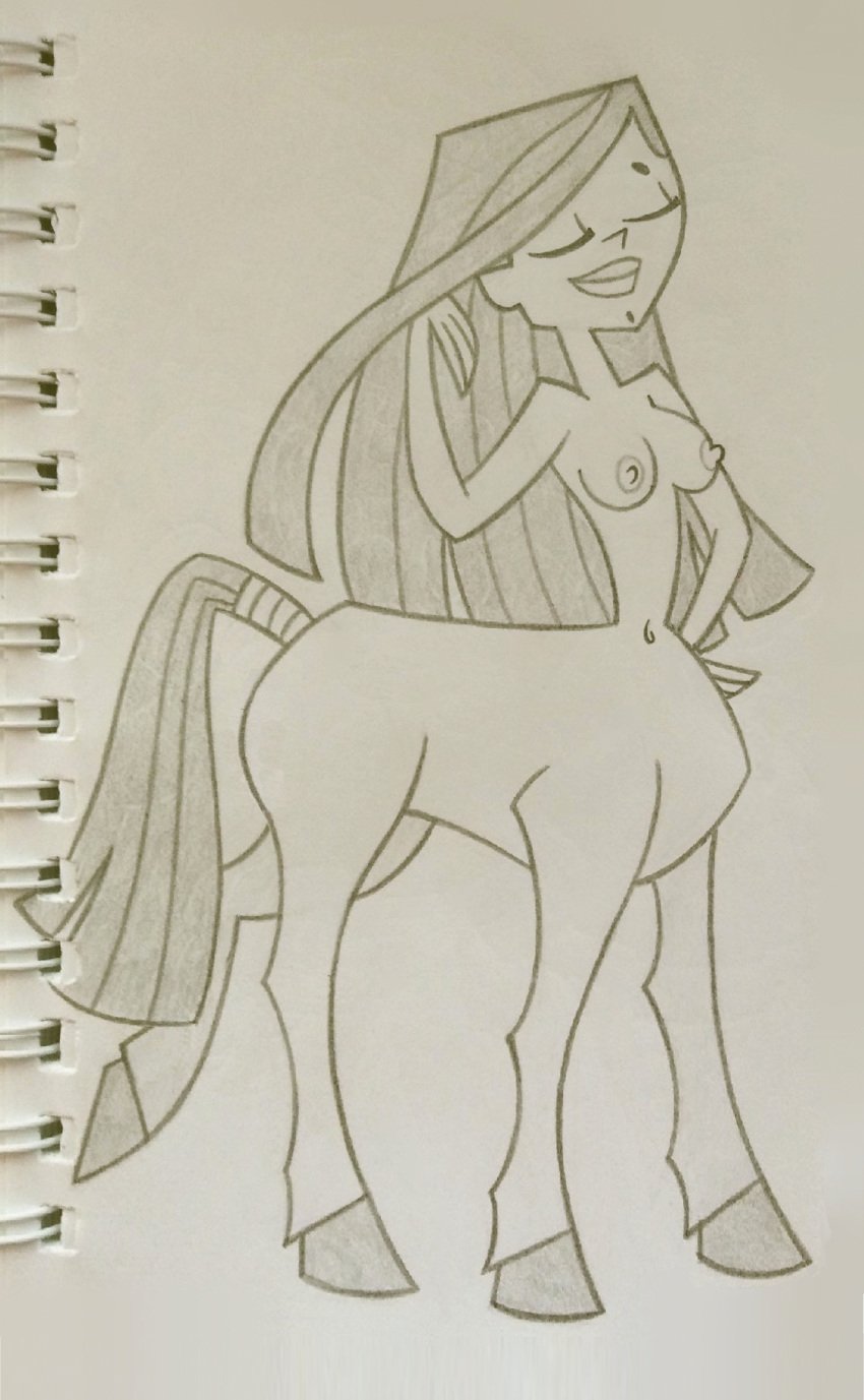 centaur centauress drawn elinor_the_witch ellissummer heather_(tdi) hornyhobbit mother-of-trolls taur total_drama_island