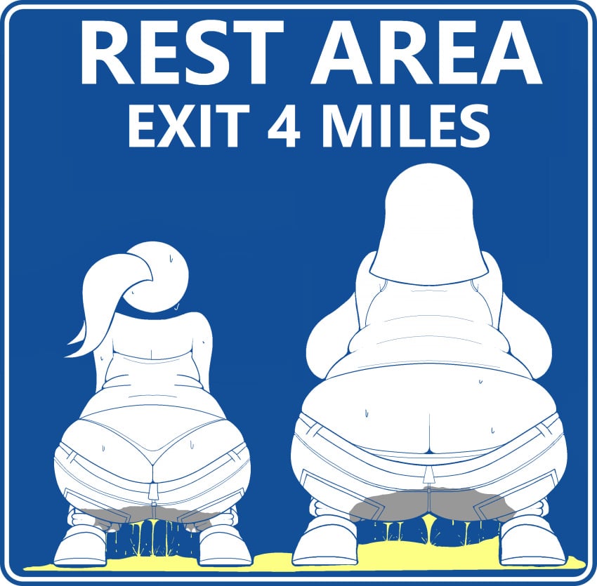 2females 2girls 4chan 4chan_anon anonymous_artist artist_request ass_peek clothed clothing female omorashi peeing peeing_self pissplay sign simple_artstyle stick_figure stickman stickwoman thong unknown_artist unkown_artist urinating urinating_female urination urine urine_on_ground urine_pool watersports wetting wetting_self white_body white_clothing
