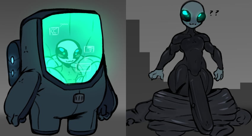 adorable alien alien_boy alien_humanoid big_ass big_balls big_penis blue_glow building buildings city city_background cream_(repomorame) cushion cute display english english_text femboy glowing glowing_eyes glowing_green_eyes green_eyes hazmat_suit high_tech hung hung_femboy latex latex_clothing latex_suit question_mark removed_clothing removing_clothing repomorame sci-fi scifi screen skin_tight skin_tight_outfit skin_tight_suit suit text thick_clothes vein veins visor