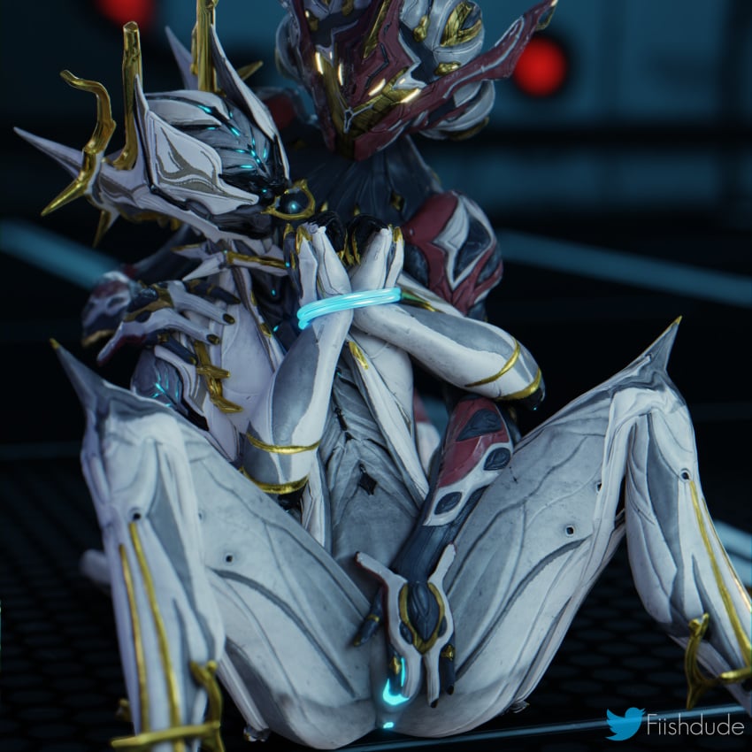 2girls 3d alien android anus blender duo female fiishdude fingering humanoid khora_(warframe) prime_warframe pussy robot valkyr_(warframe) valkyr_prime_(warframe) video_games warframe yuri