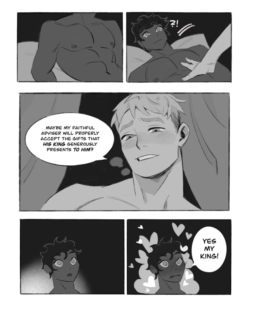 2boys anal anal_sex balls big_pecs bigger_penetrated blush dark-skinned_male dungeon_meshi gay kabru laios_touden male male_focus male_only nipples nude nude_male open_mouth pecs penetration penis penis_in_ass small_dom small_dom_big_sub small_top_big_bottom smaller_penetrating smaller_penetrating_bigger zloyhedgehog