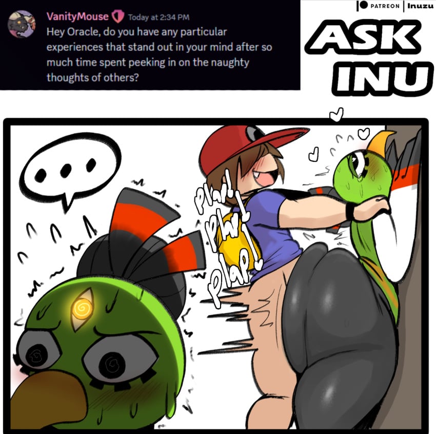 2boys anal anal_insertion anal_sex anthro avian big_ass discord_(app) femboy gay hi_res huge_ass inuzu male male/male male_only pokemon pokemon_(species) pokephilia thick_thighs xatu