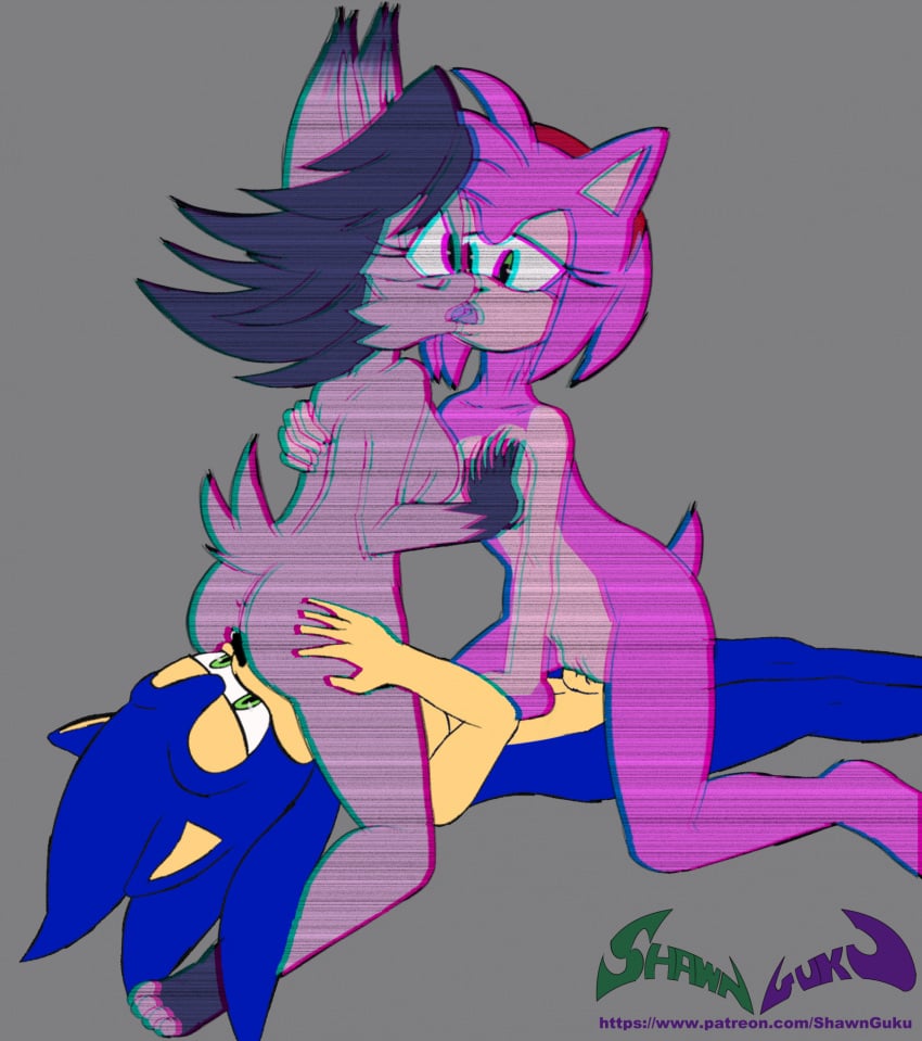 2022 2girls 2girls1boy 4_toes 5_fingers amy_rose anthro anthro_on_anthro anus archie_comics artist_name ass barefoot biped breast_grab breasts cowgirl_position cunnilingus eulipotyphlan facesitting feet felid feline female female/female fingers french_kissing from_front_position genitals green_eyes grey_background group group_sex hand_on_breast hedgehog hi_res hologram kissing kneeling lying lynx male male/female mammal nicole_the_lynx nude nude_anthro nude_female nude_male on_back on_bottom on_top oral penetration pussy sega sex shawnguku simple_background sitting_on_another sonic_frontiers sonic_the_hedgehog sonic_the_hedgehog_(archie) sonic_the_hedgehog_(comics) sonic_the_hedgehog_(series) tail text threesome toes trio url vaginal_penetration