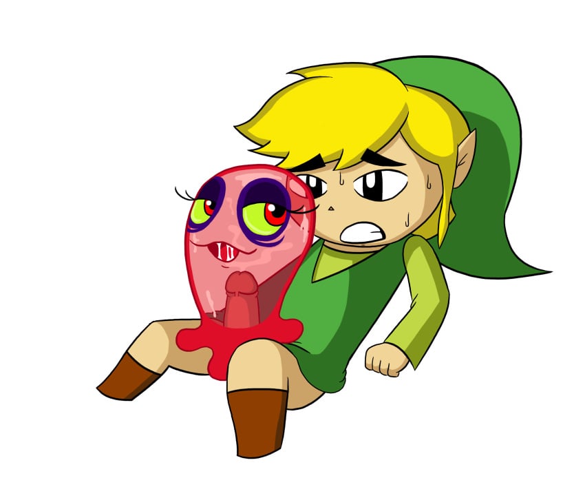 1boy 1boy1girl 1girls chuchu cum cum_in_pussy cum_inside ejaculation female interspecies link male male_penetrating nintendo penis penis_out see-through sex slime_penetrated straight sweat teeth teeth_clenched the_legend_of_zelda the_wind_waker timoteihiv toon_link wind_waker young