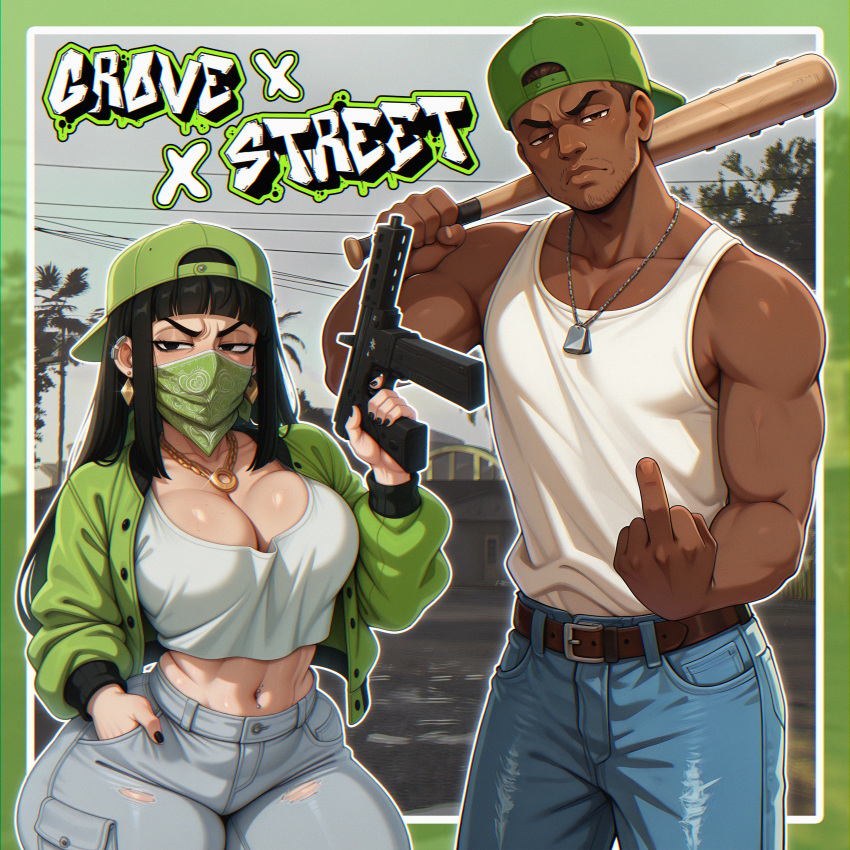 Carl Johnson (Grand Theft Auto) Rule 34 Image