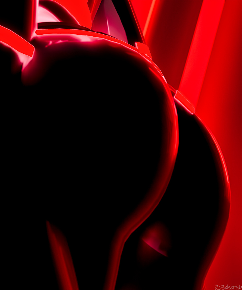 3d 3d_(artwork) 3dscrub alien ass blender female glowing large_ass tagme