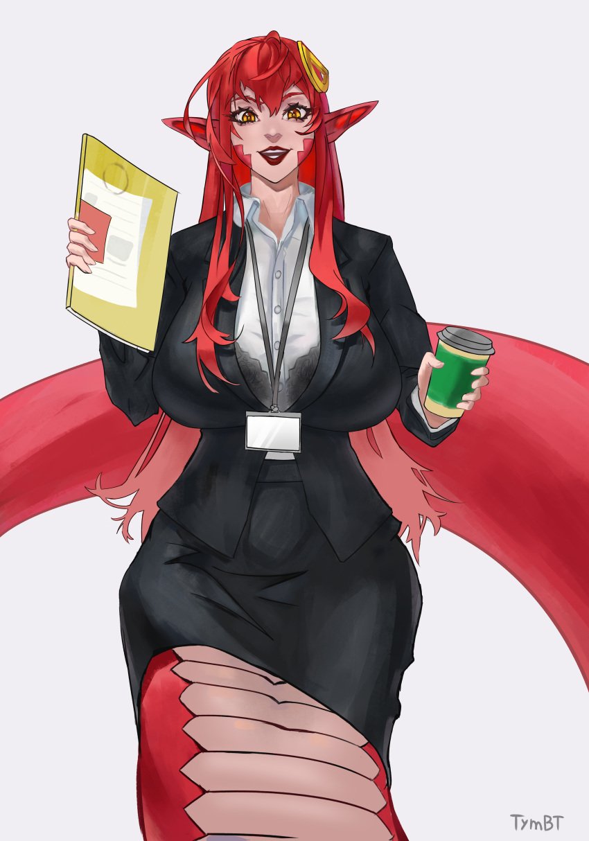 1girls lamia miia_(monster_musume) milf monster_girl monster_musume_no_iru_nichijou office_lady tymbt