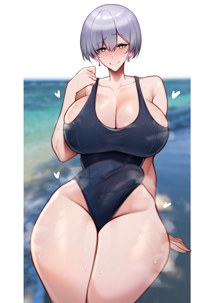 1futa balls bare_shoulders big_breasts big_hips big_penis blue_eyes bob_cut breasts bulge busty child_bearing_hips clevage clothed clothing curvaceous curves curvy curvy_body curvy_figure erect_penis erection futa_only futanari goddess_of_victory:_nikke hips huge_breasts huge_cock human hung hung_futanari large_breasts large_penis light-skinned_futanari light_skin lilith_(nikke) liliweiss massive_breasts massive_thighs mostly_clothed penis penis_bulge short_hair smile smiling solo standing swimsuit swimwear thick thick_thighs thighs unbeller white_hair wide_hips