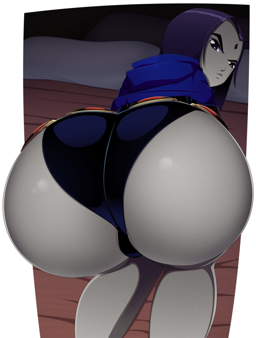 1girls ass ass_focus ass_up belt big_ass big_butt bubble_ass bubble_butt cameltoe cloak clothing dc dc_comics female female_only huge_ass human leotard looking_at_viewer looking_back offscreen_character outerwear panties rachel_roth raven_(dc) ravenravenraven solo solo_female teen_titans thick_ass transparent_background