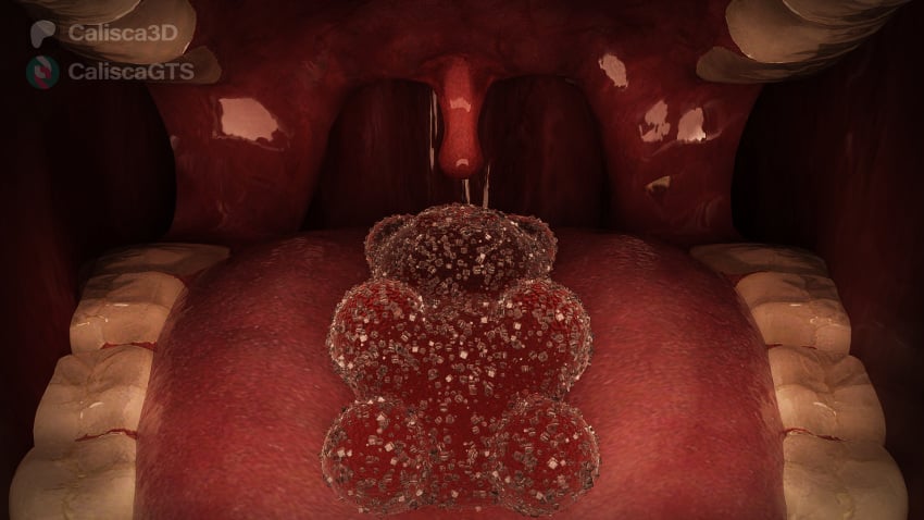 1girl calisca3d eating eating_food gummy_(food) gummybear inside_mouth mouth sinia solo teeth throat tongue uvula vore wet