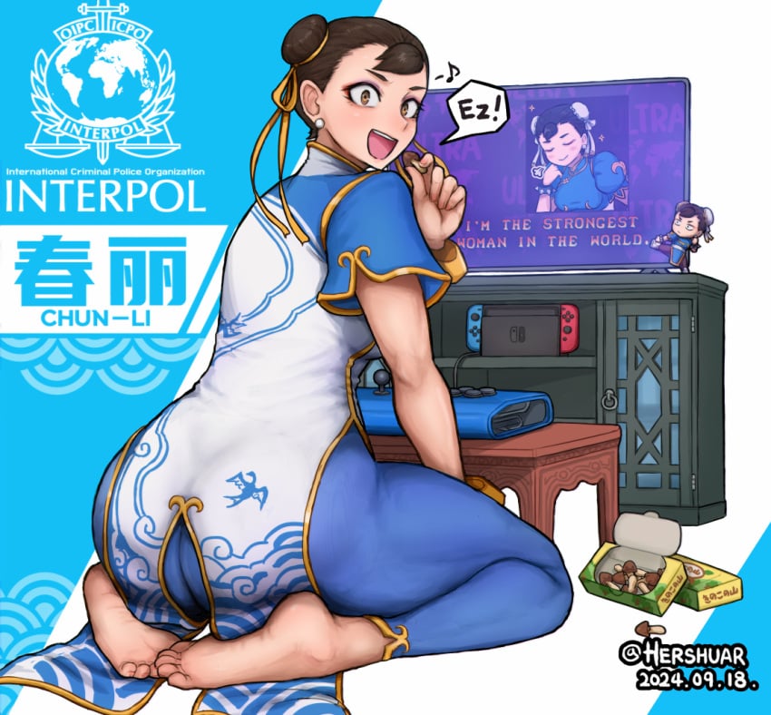 ass big_ass chun-li chun-li_(street_fighter_6) hershuar street_fighter tagme